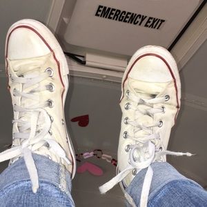 White high top converse